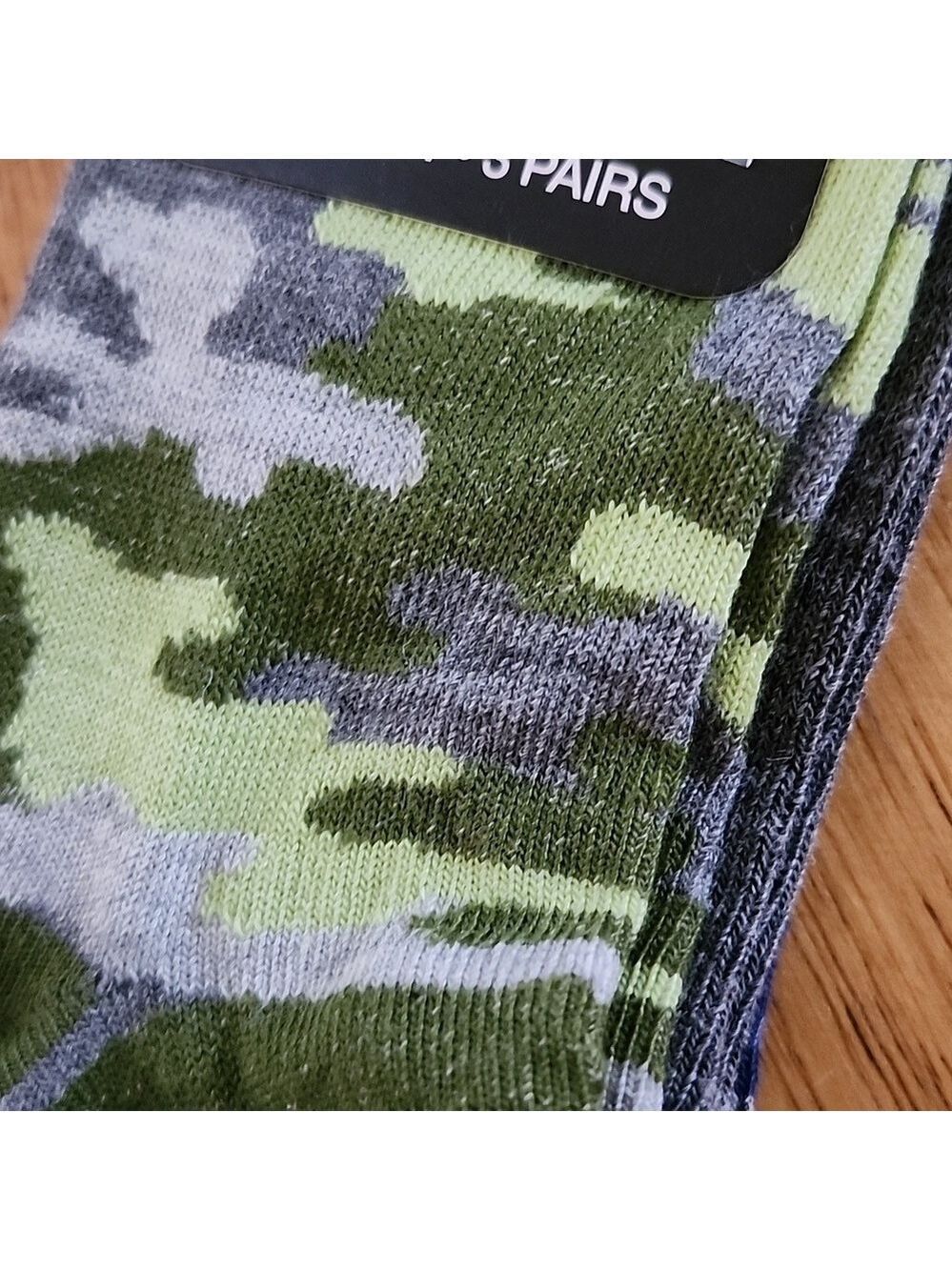 New 3 Pair Beverly Hills Polo Club Low Cut Socks Blue Camo Green Camouflage Kids - Picture 10 of 11